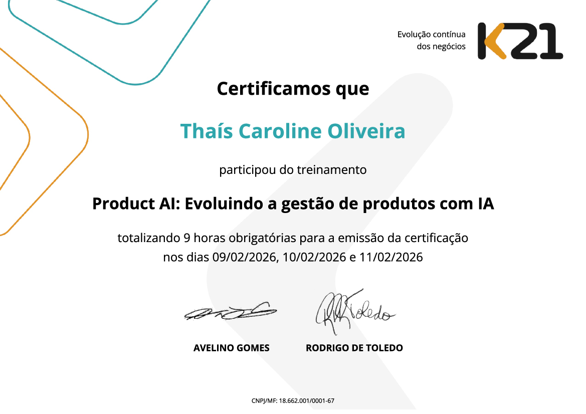 Certificado K21